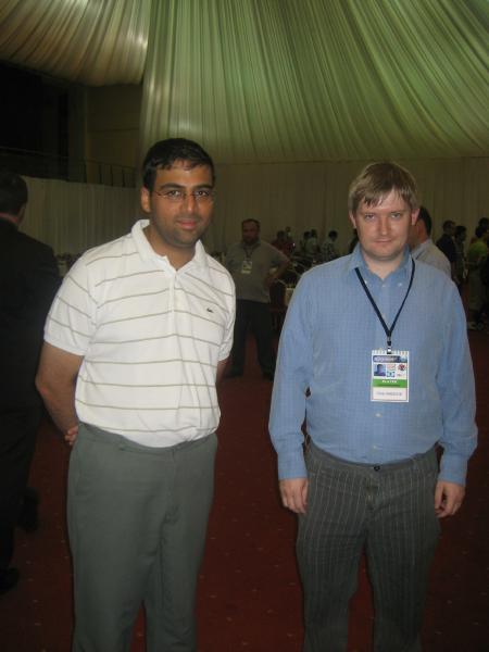 Vishy Anand and Chris Briscoe