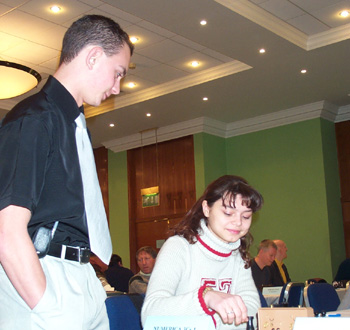 Alexander Yasterbov and Oxana Kosteniuk